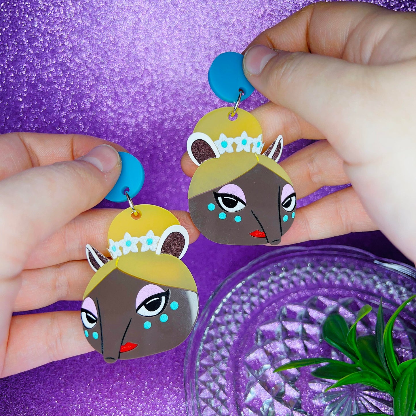 Luna Acrylic Earrings