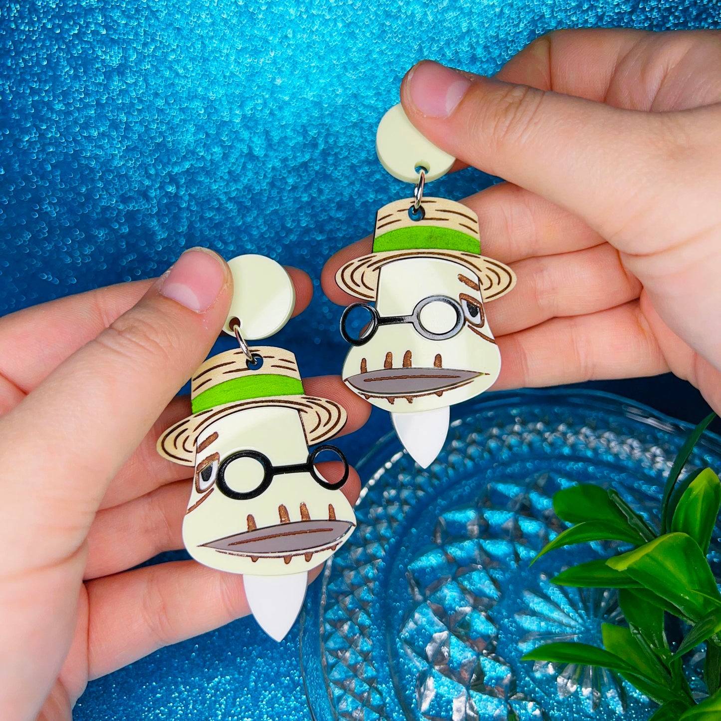 Tortimer Acrylic Earrings