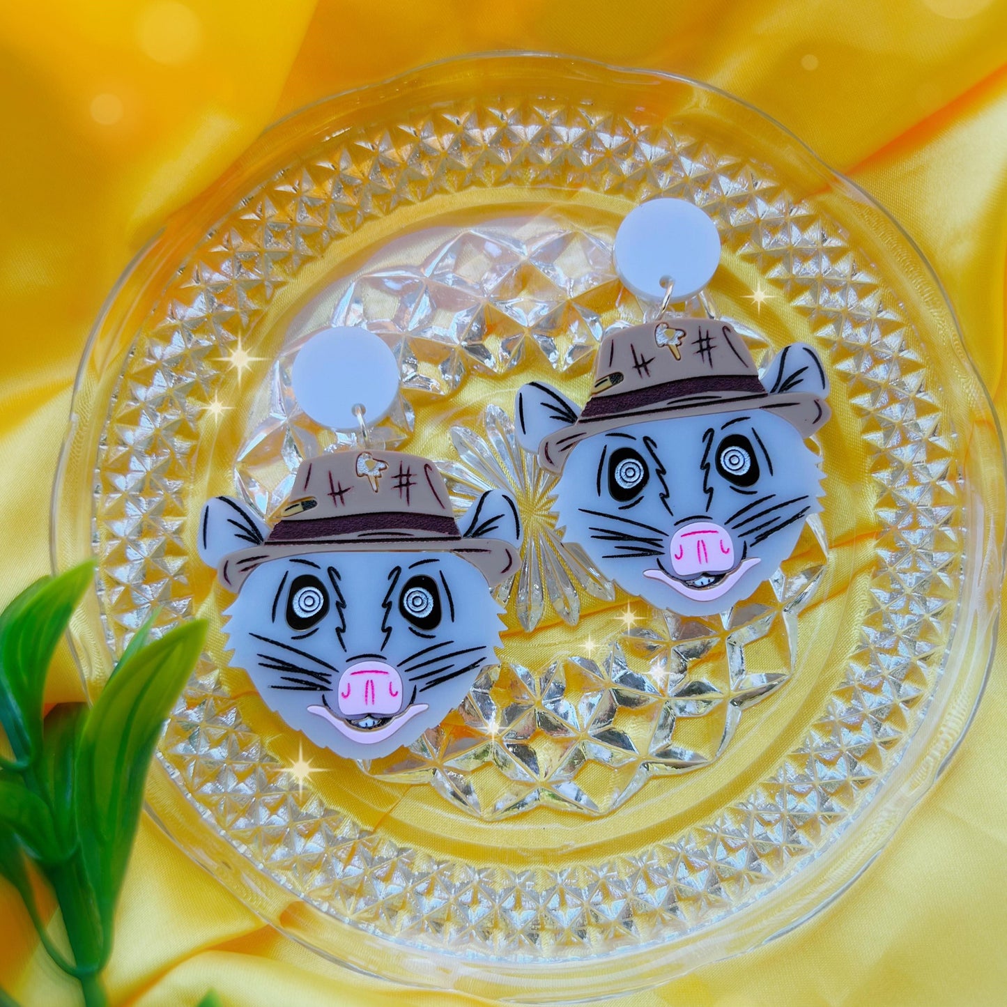 Apple Juice Flood Acrylic Keychain