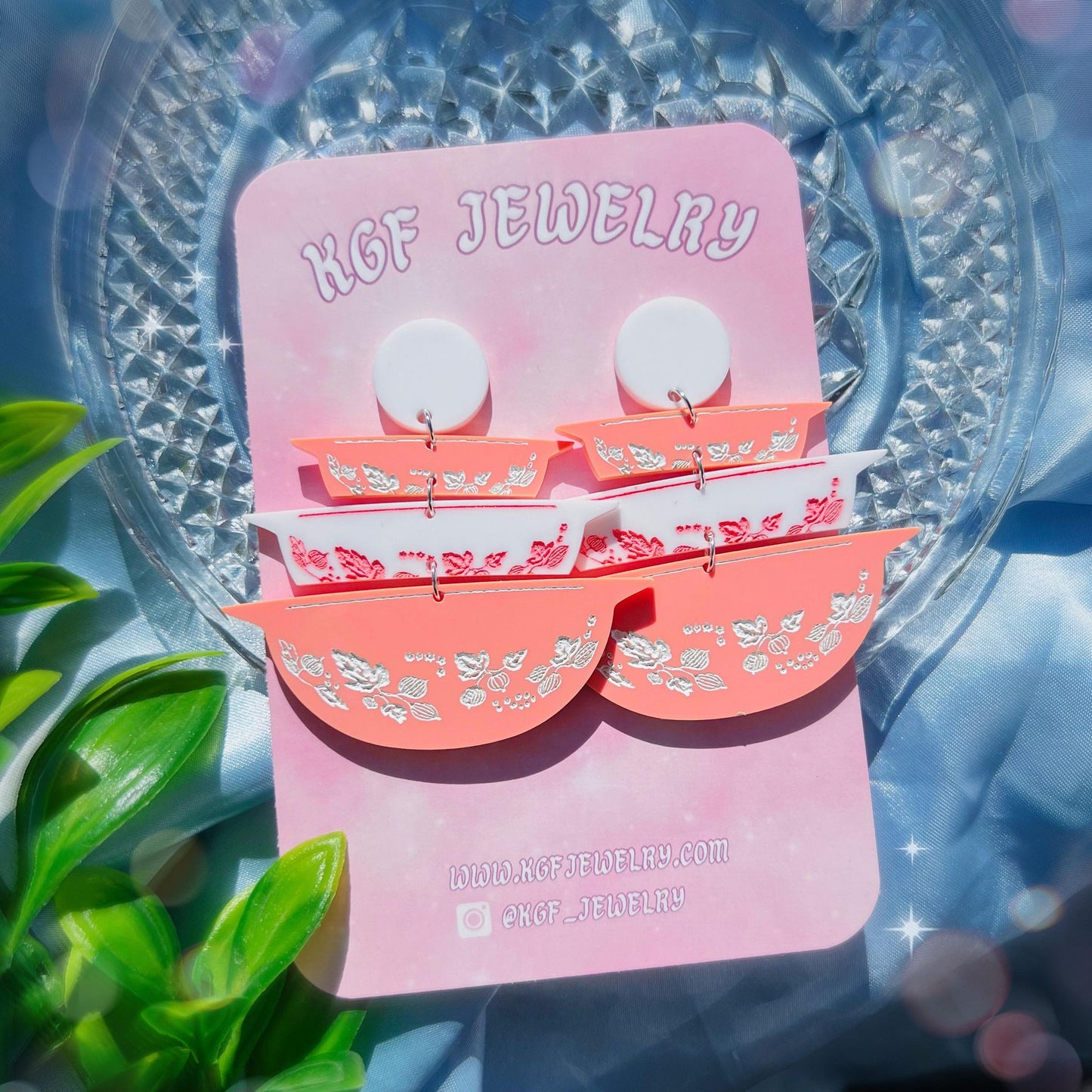 Gooseberry Pyrex Bowls Acrylic Keychain
