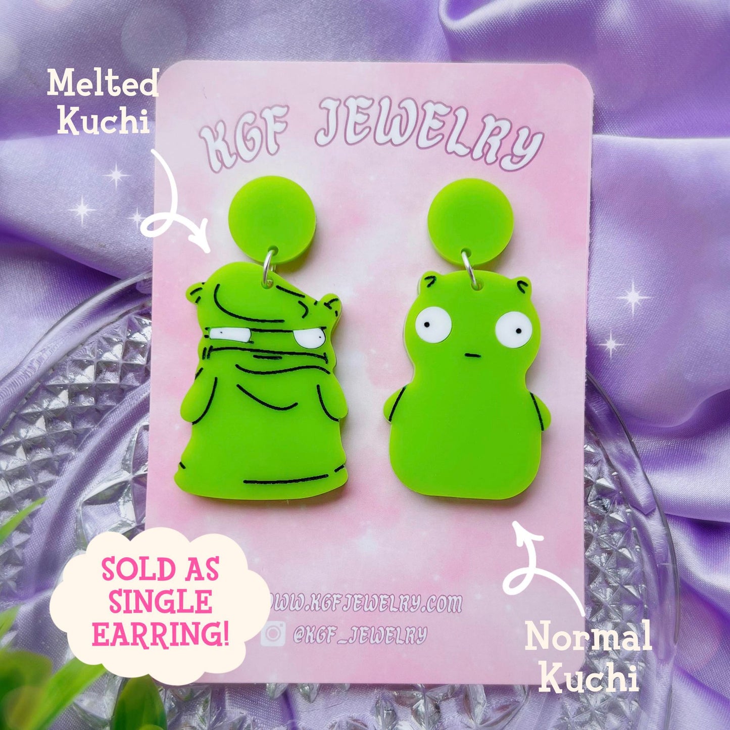 Kuchi Kopi & Friends Acrylic Earrings, Keychains, Pins