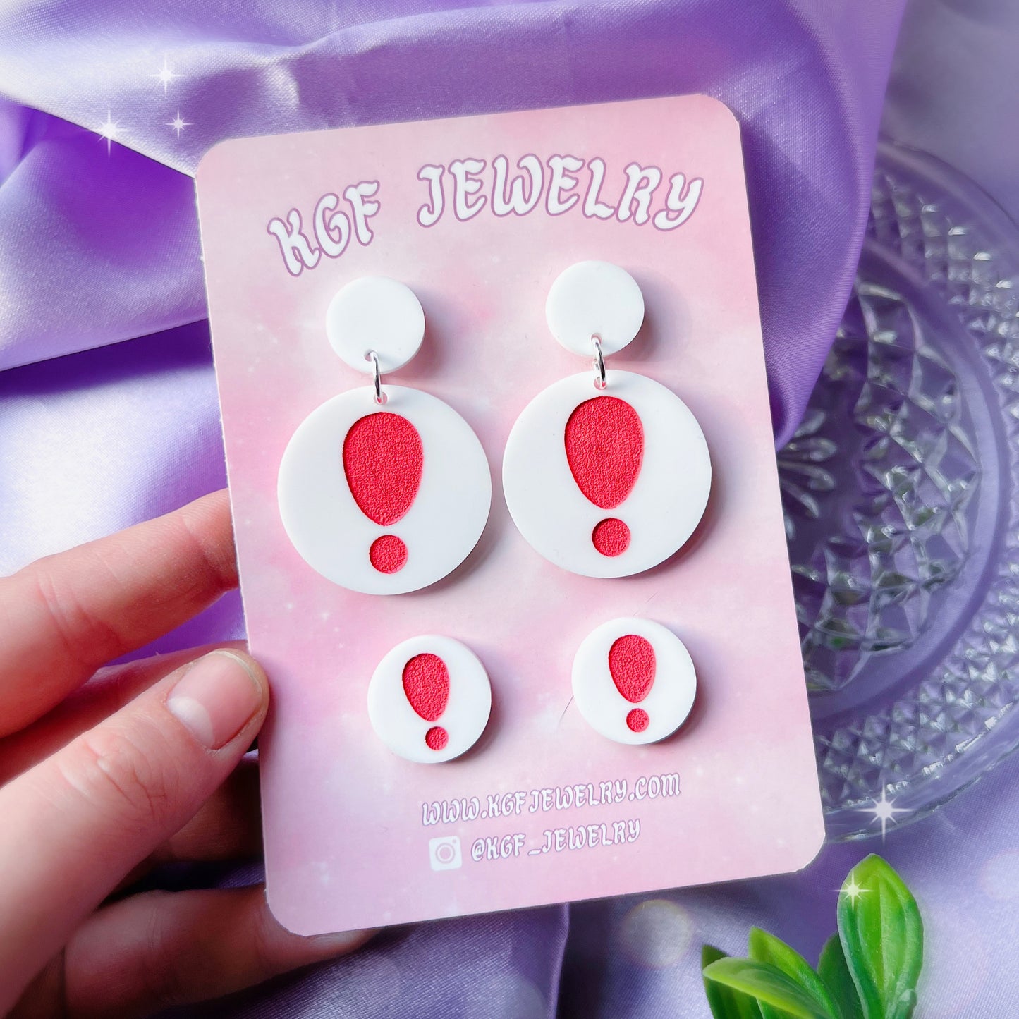 Pitfall Acrylic Earrings & Studs
