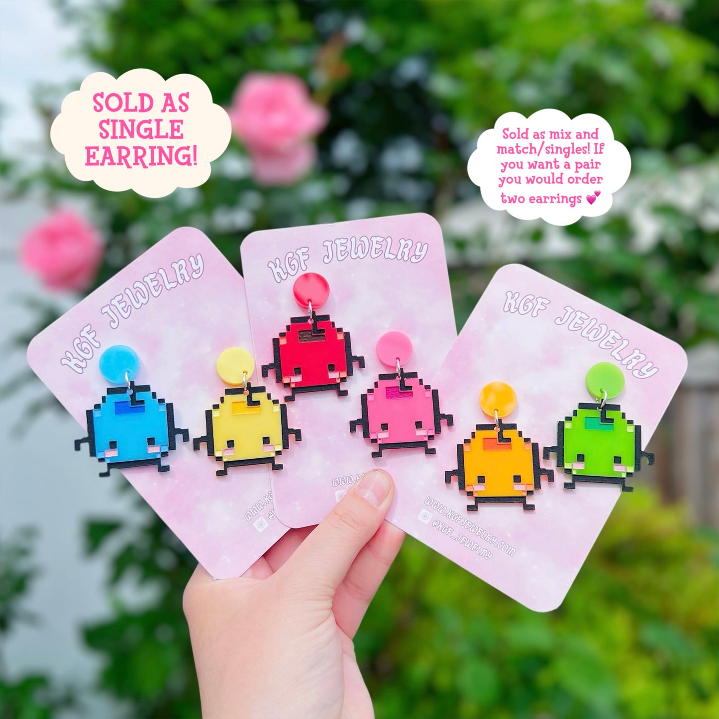 Junimos Single Mix & Match Acrylic Earrings, Keychains, & Pins