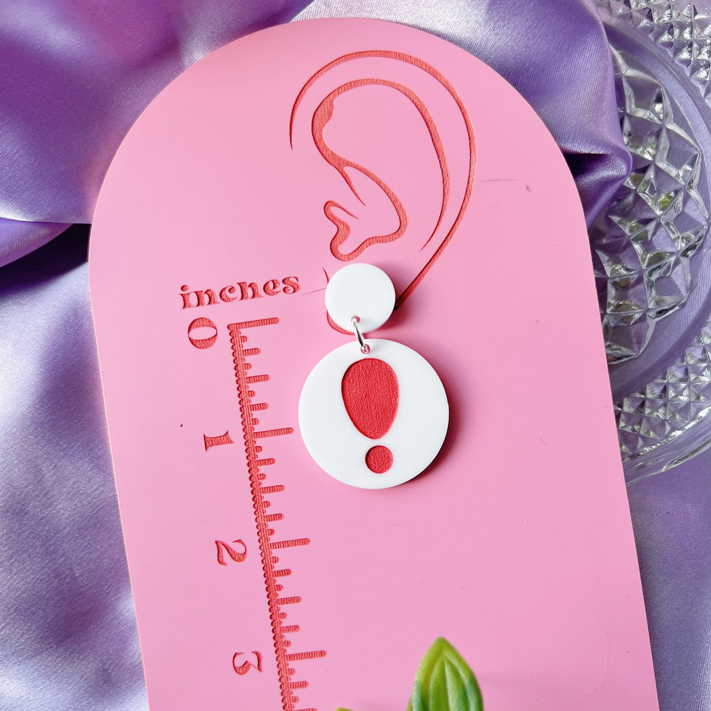 Pitfall Acrylic Earrings & Studs