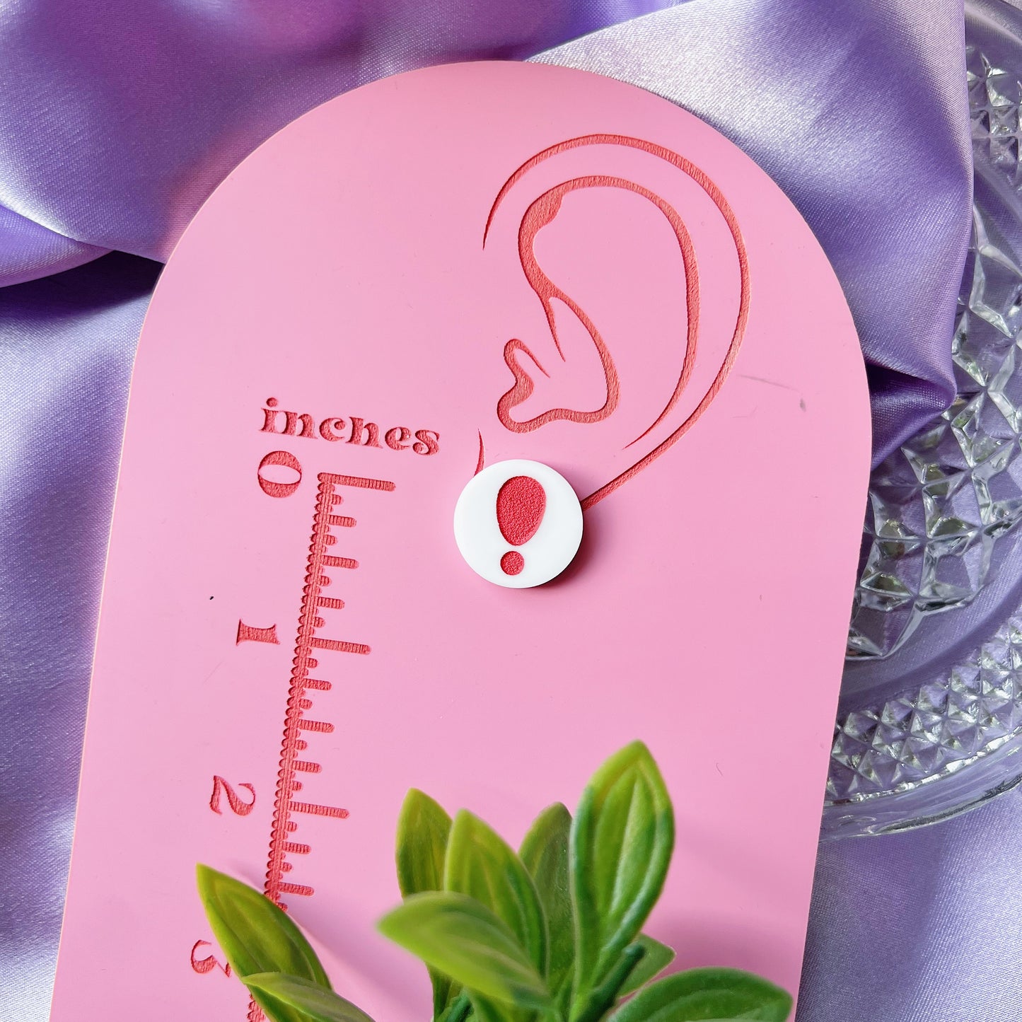 Pitfall Acrylic Earrings & Studs