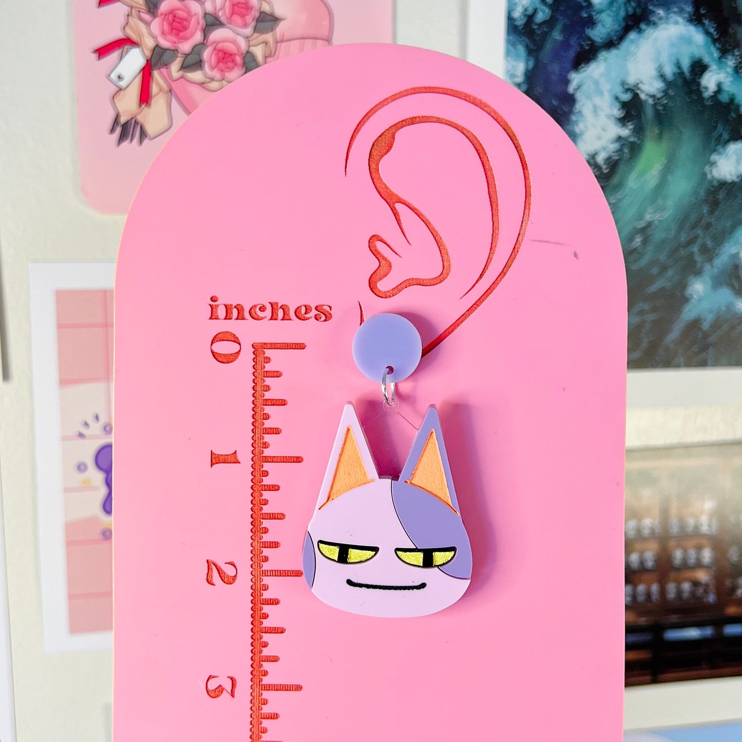 Bob Villager Acrylic Earrings & Keychains