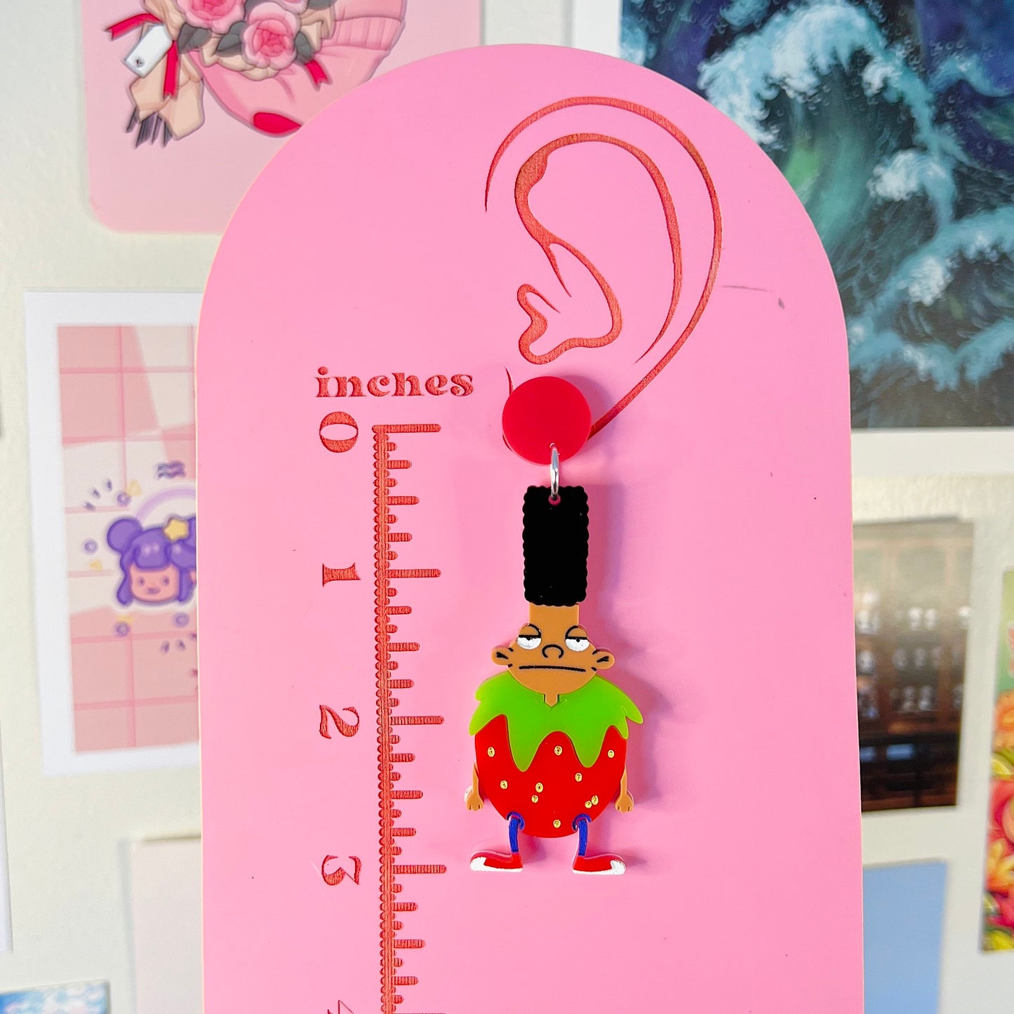 Arnold & Gerald Fruit Acrylic Earrings
