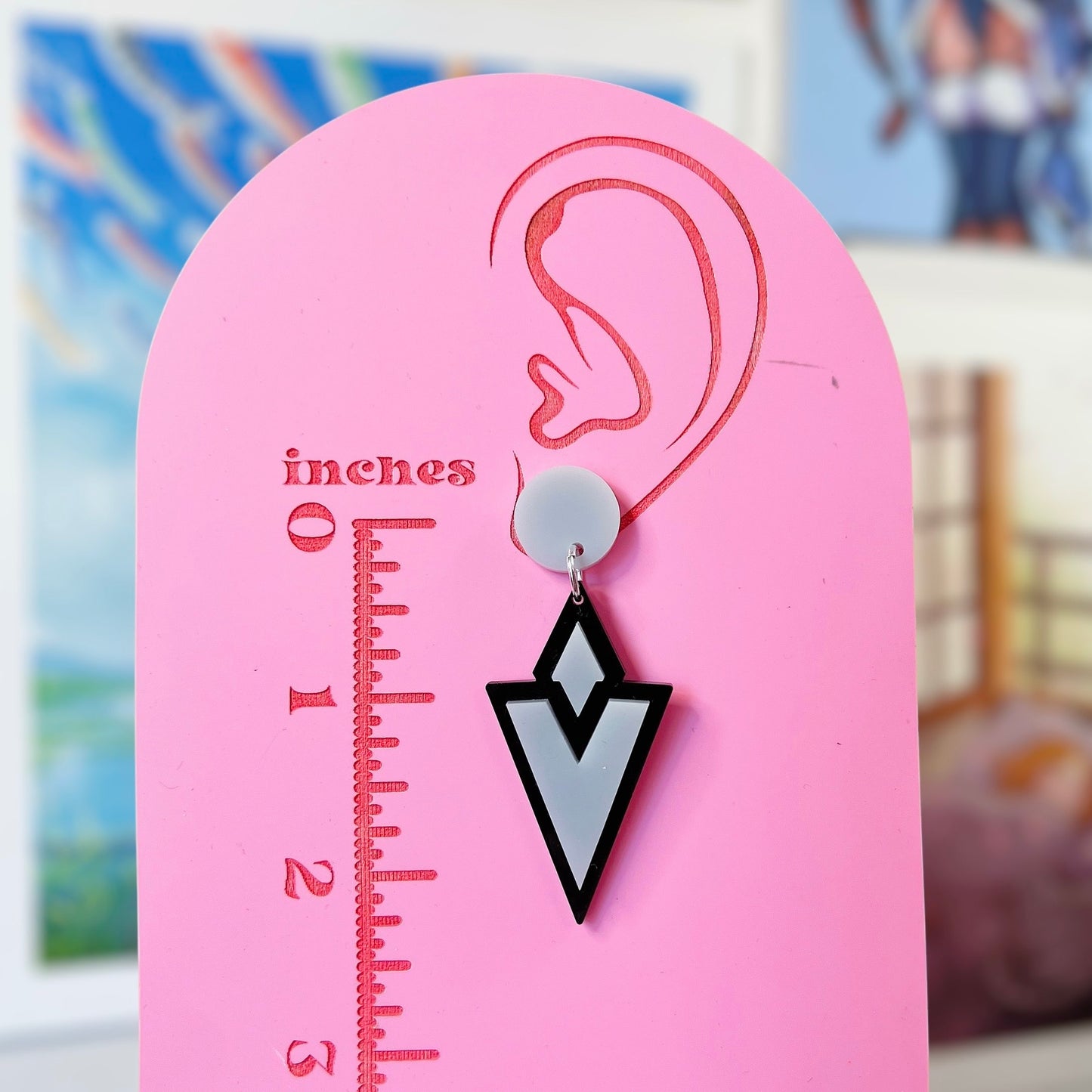 Quest Marker Acrylic Earrings, Keychains, Pins