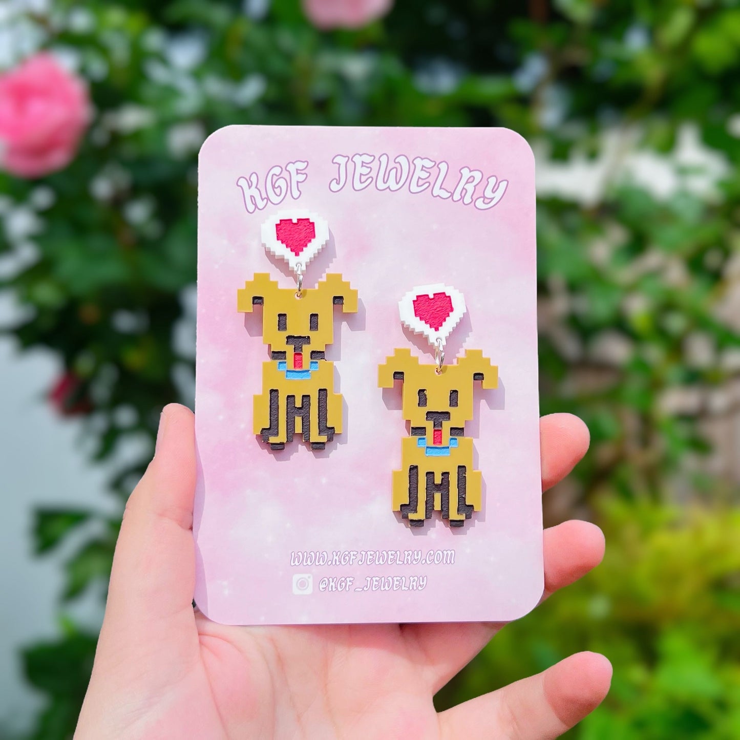Stardew Cats & Dogs Single Mix & Match Acrylic Earrings, Keychains & Pins