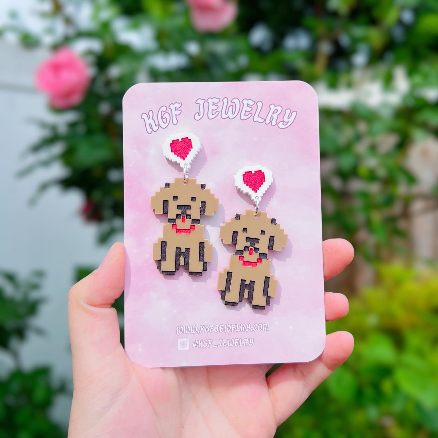 Stardew Cats & Dogs Single Mix & Match Acrylic Earrings, Keychains & Pins