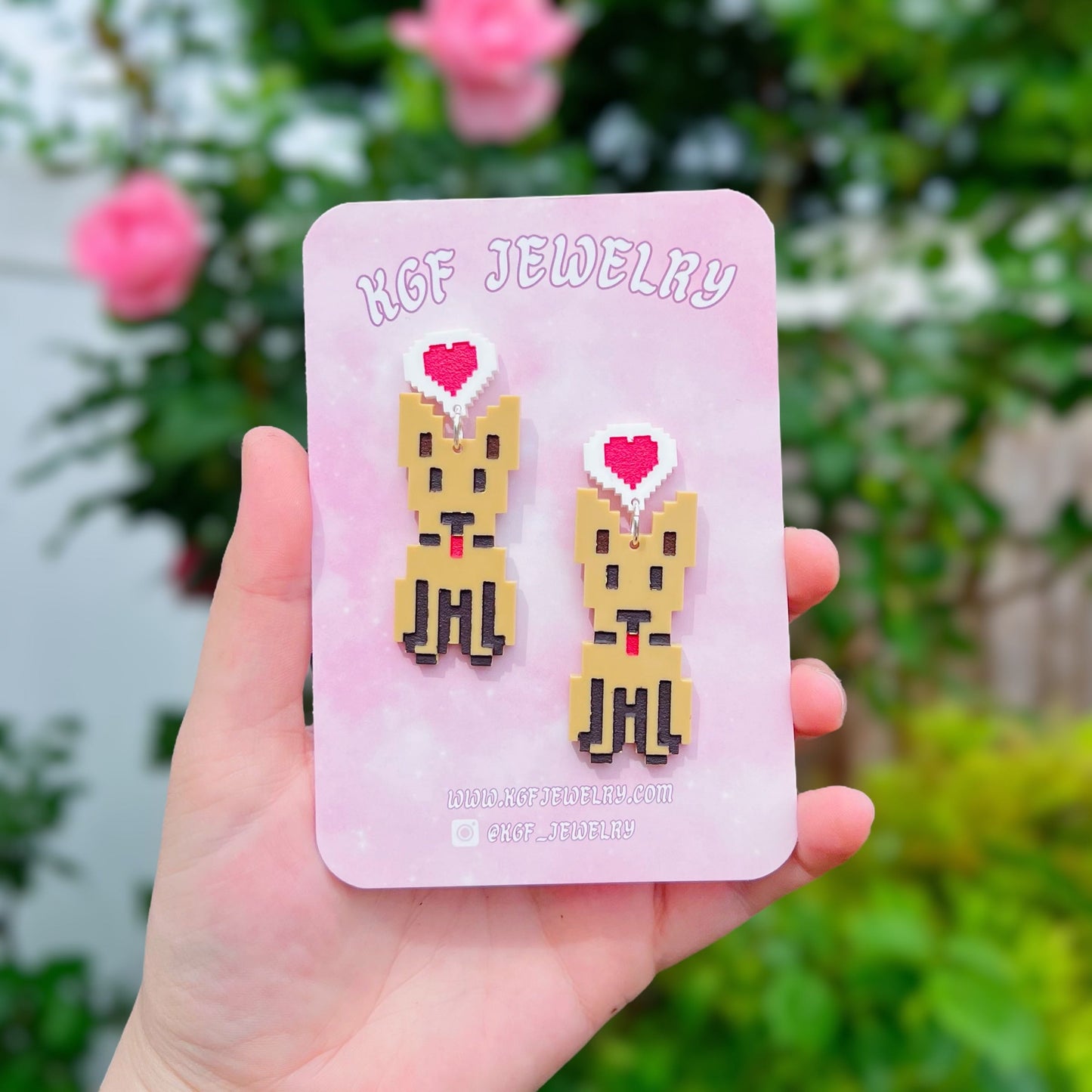 Stardew Cats & Dogs Single Mix & Match Acrylic Earrings, Keychains & Pins