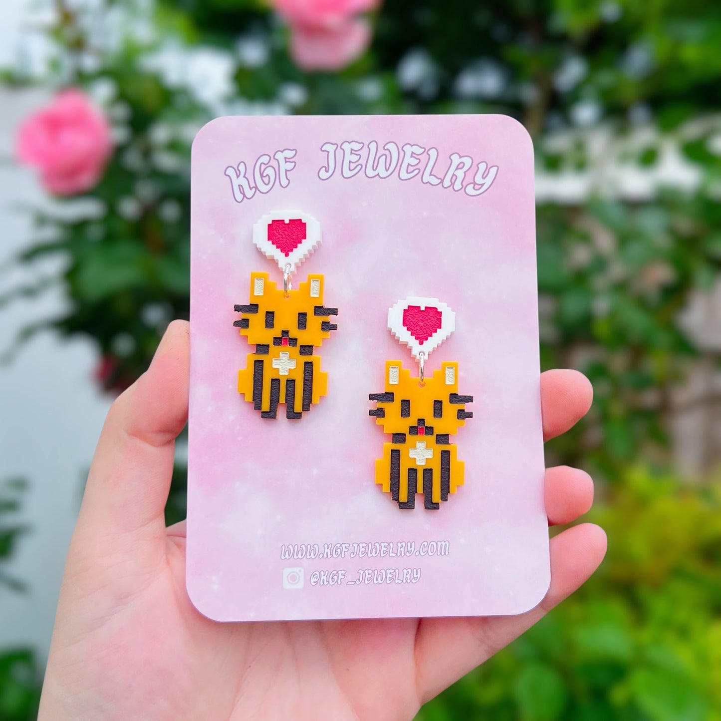 Stardew Cats & Dogs Single Mix & Match Acrylic Earrings, Keychains & Pins