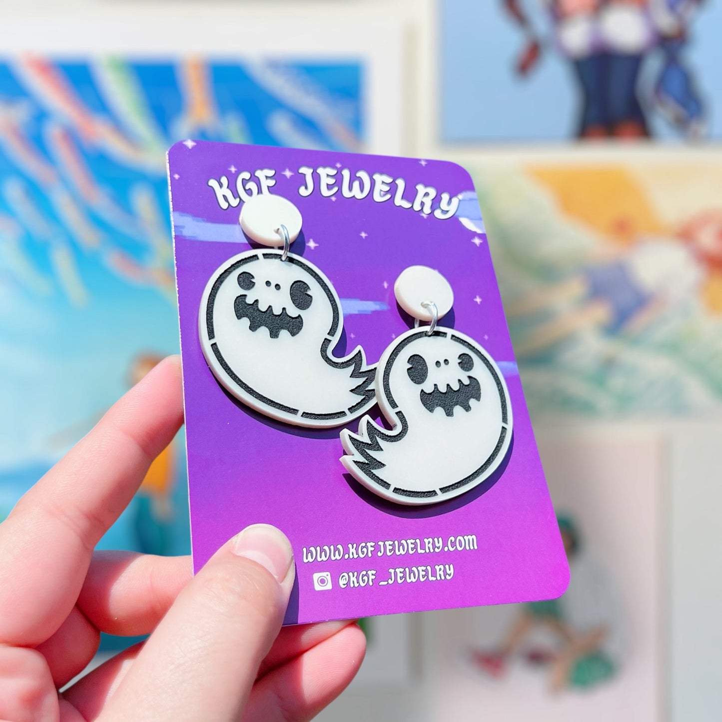 Ghost Boy Acrylic Keychain