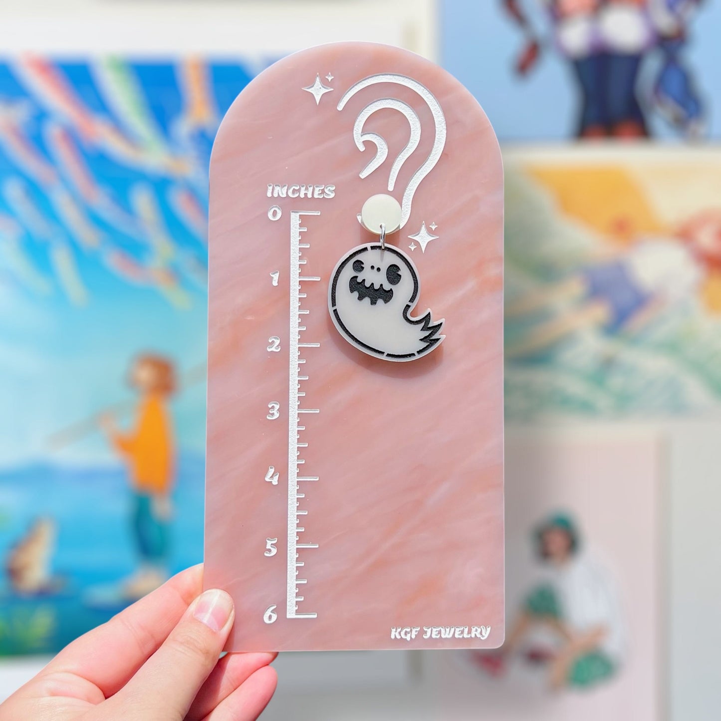 Ghost Boy Acrylic Keychain