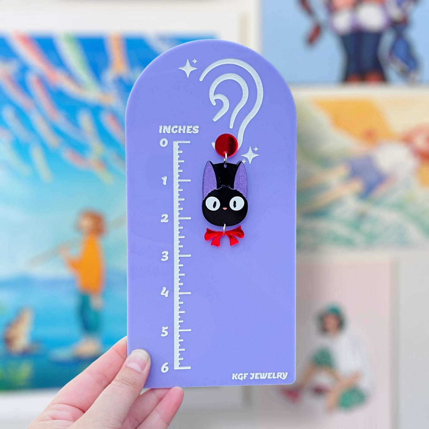 Jiji Acrylic Earrings & Keychains