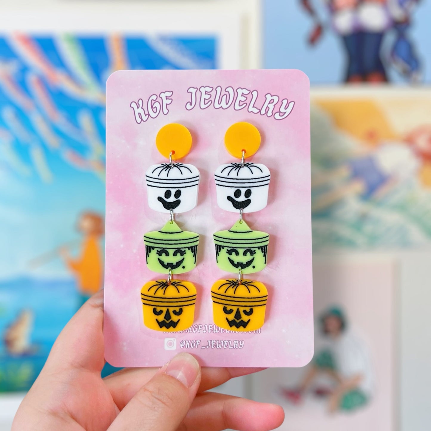 Halloween Buckets Acrylic Keychain
