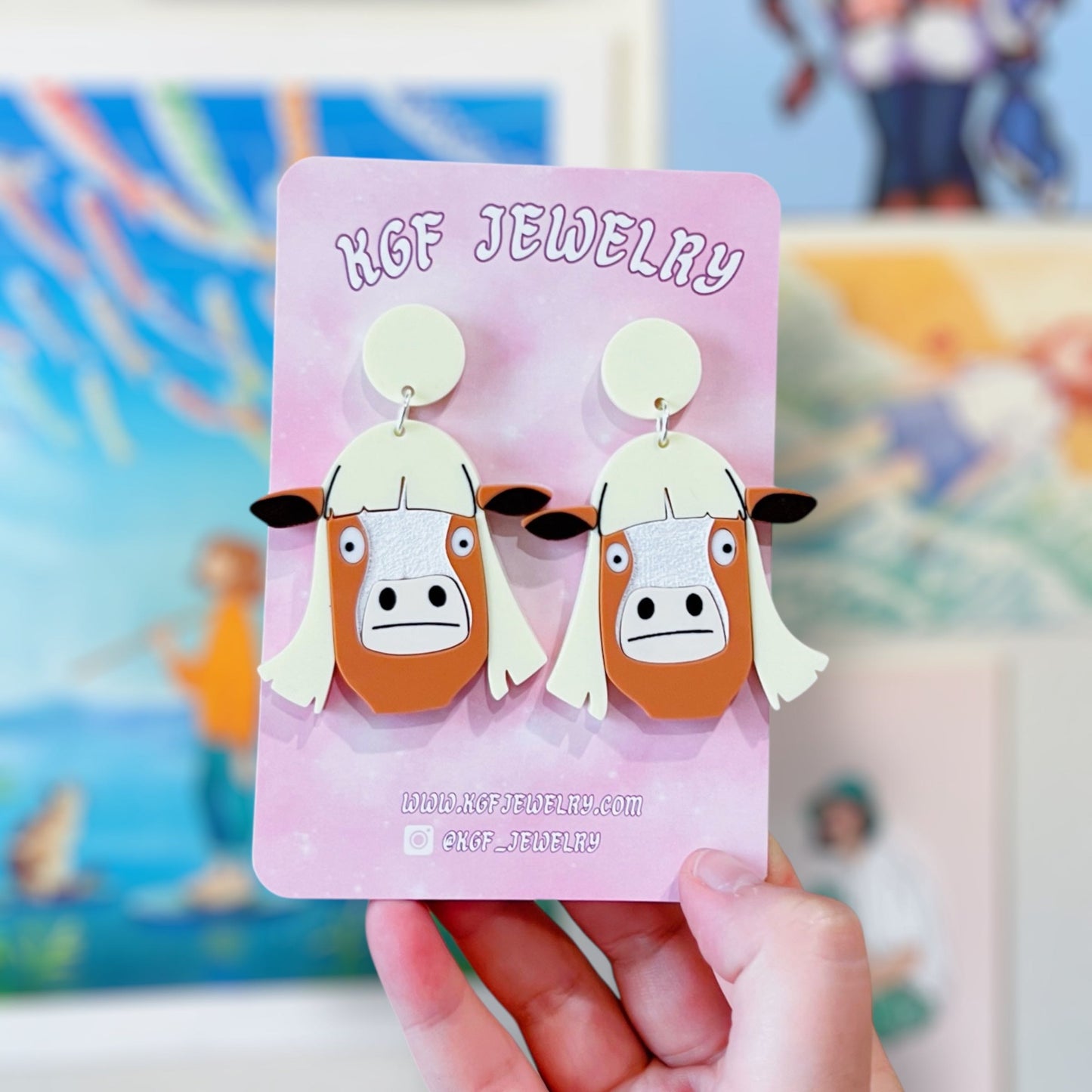 Moolissa Acrylic Earrings & Keychains