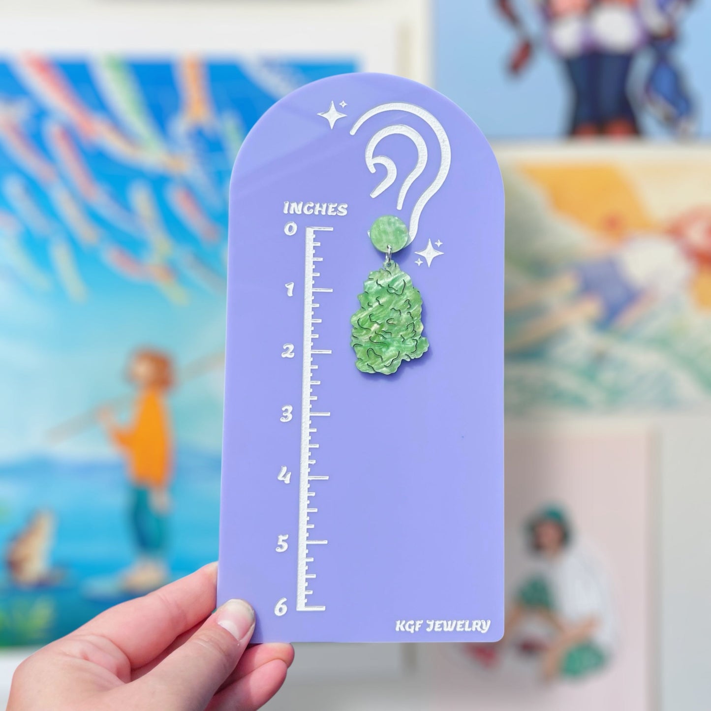 Weed Nugs Acrylic Earrings