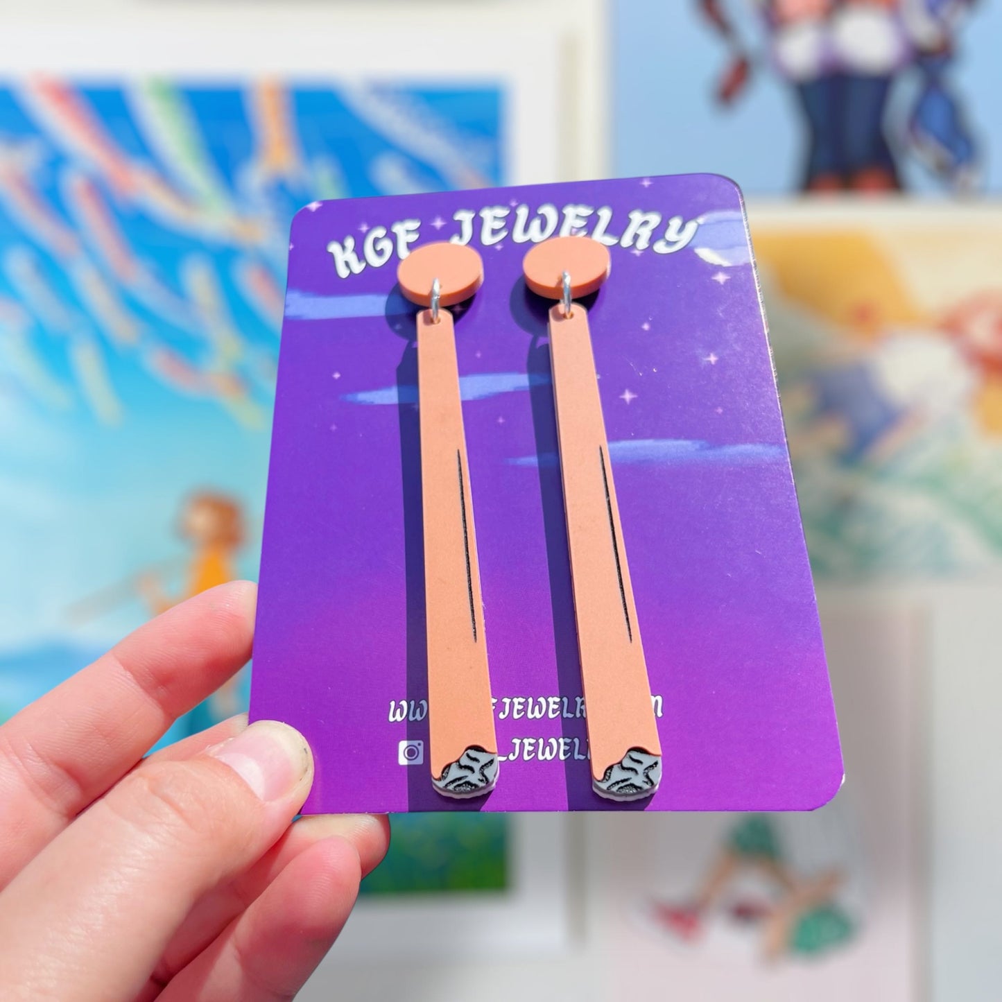 Blunts Acrylic Earrings