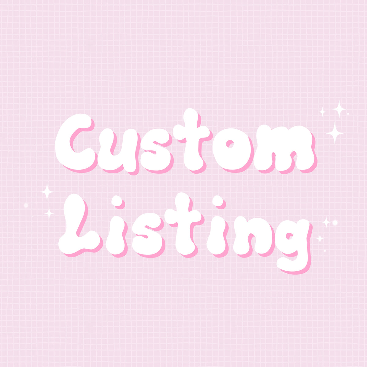 Custom listing for Stephanie