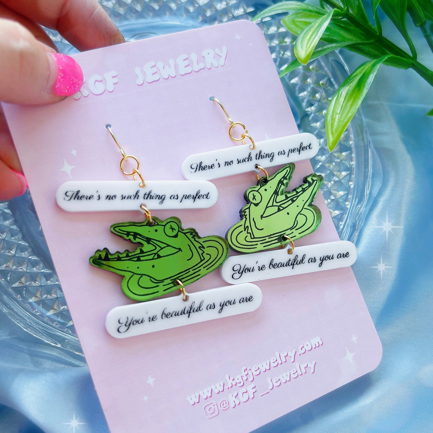Bathtub Barracuda Acrylic Earrings
