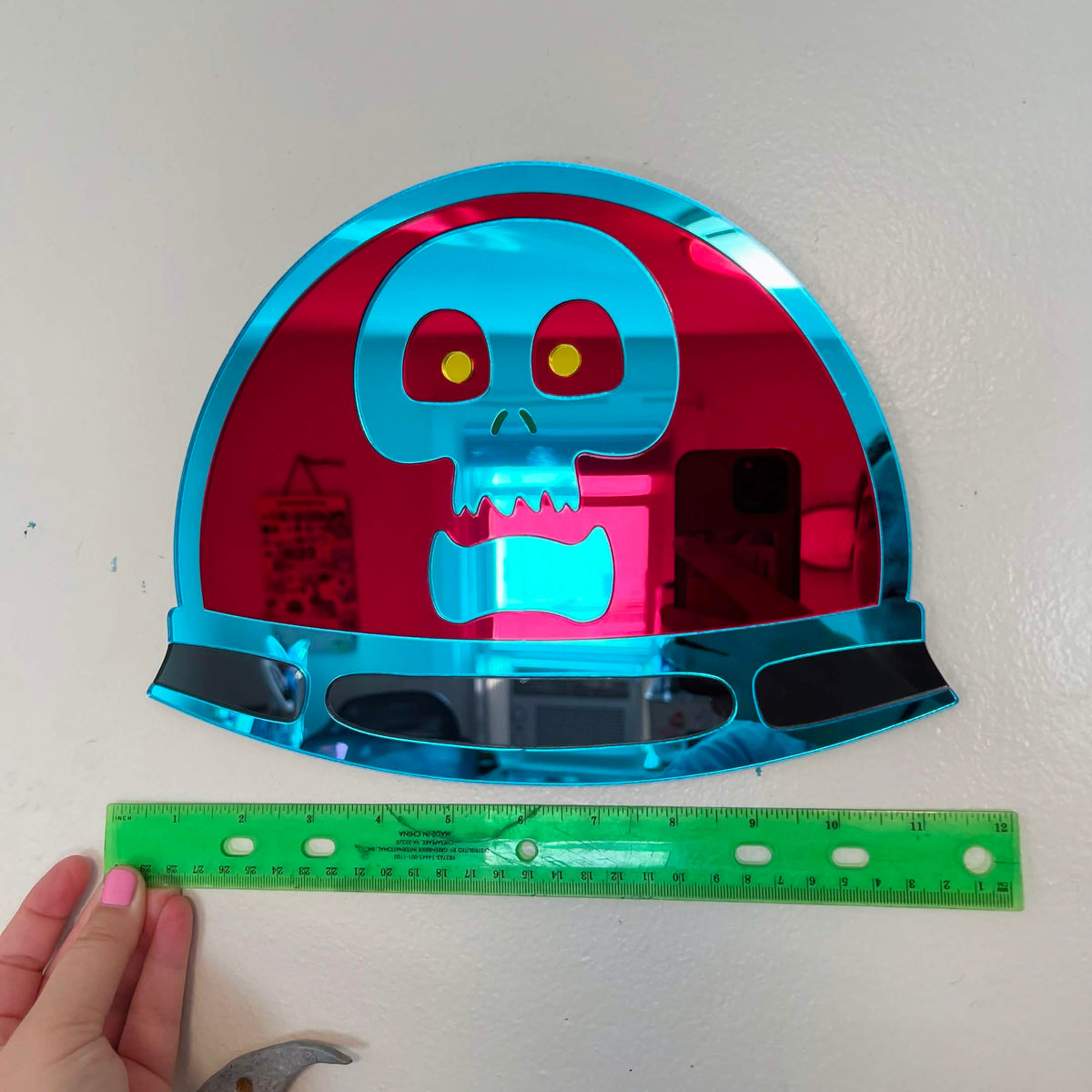 Spooky Space Kook Handmade Halloween Acrylic Wall Decor Mirror
