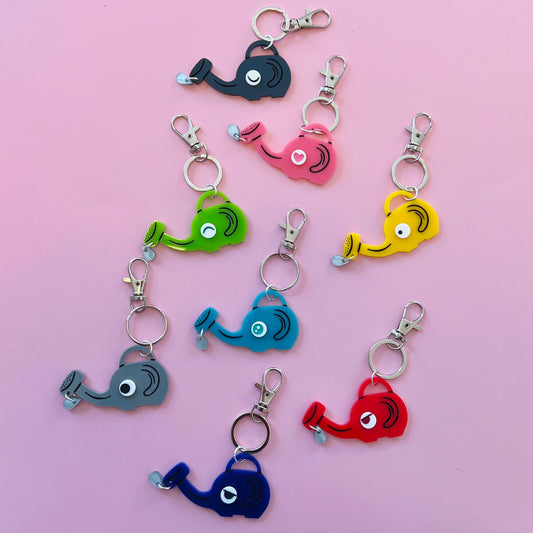 Elephant Watering Cans Handmade Acrylic Keychains