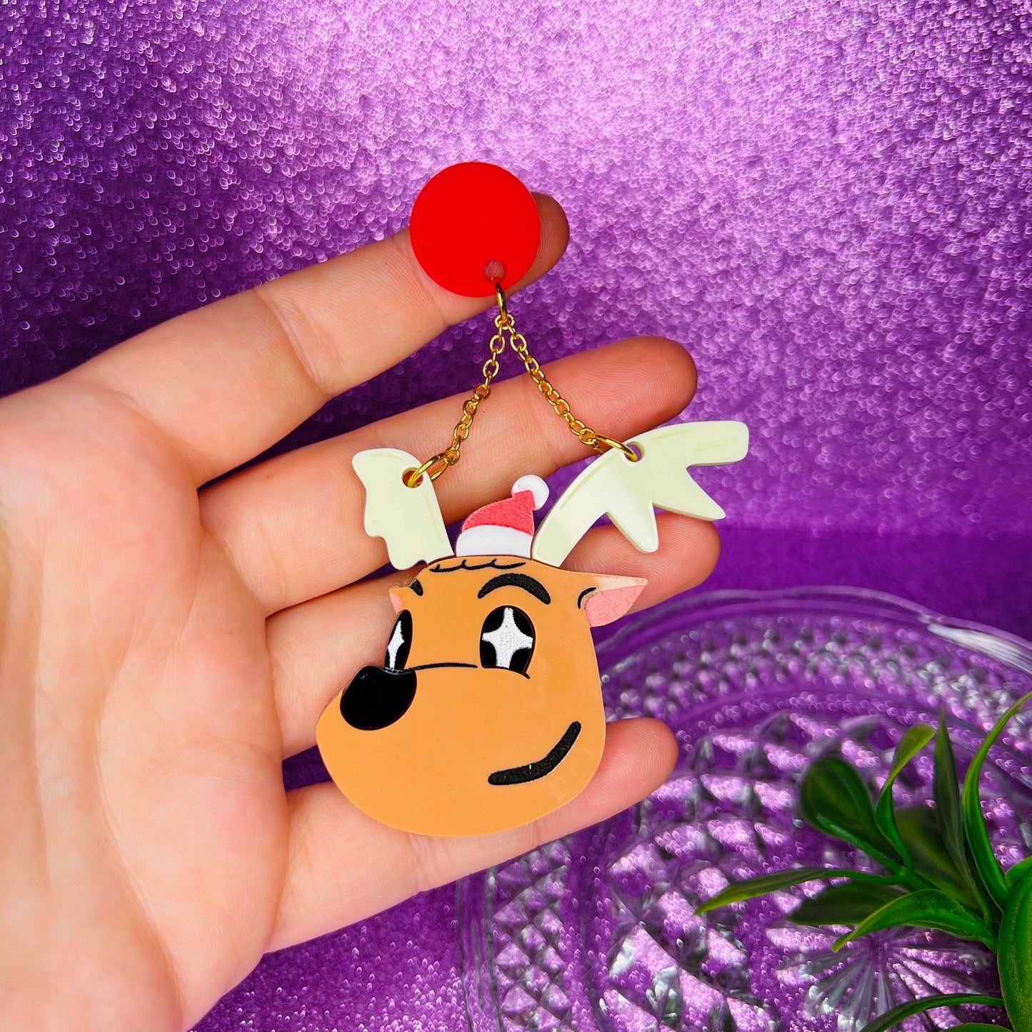 Animal Crossing Holiday Character Acrylic SINGLE Earring