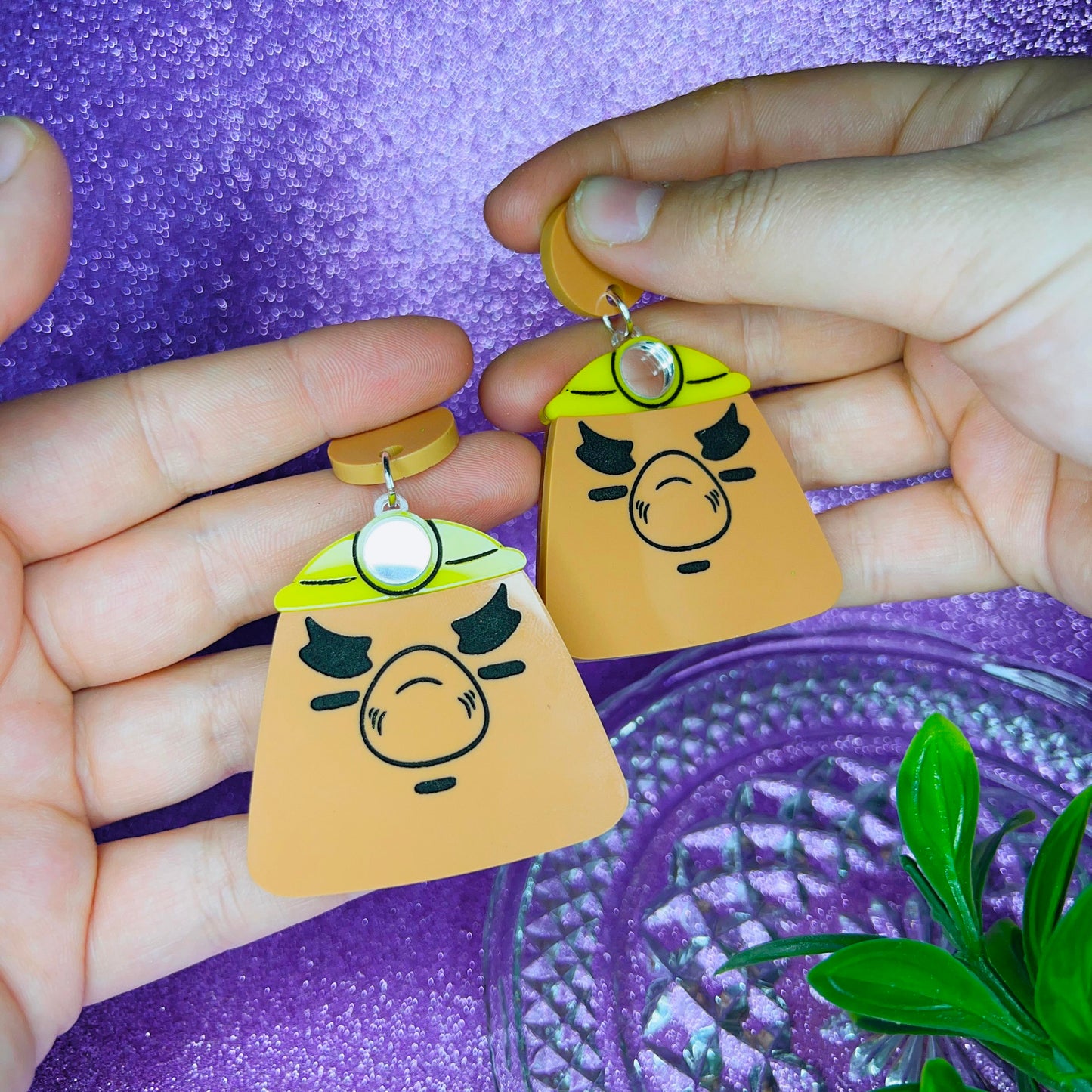 Resetti SINGLE Acrylic Earrings, Keychains & Pins