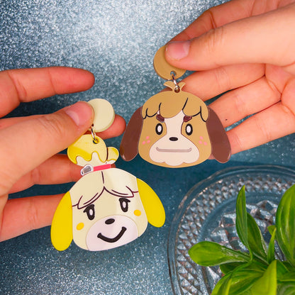 Isabelle & Digby SINGLE Acrylic Earrings, Keychains & Pins