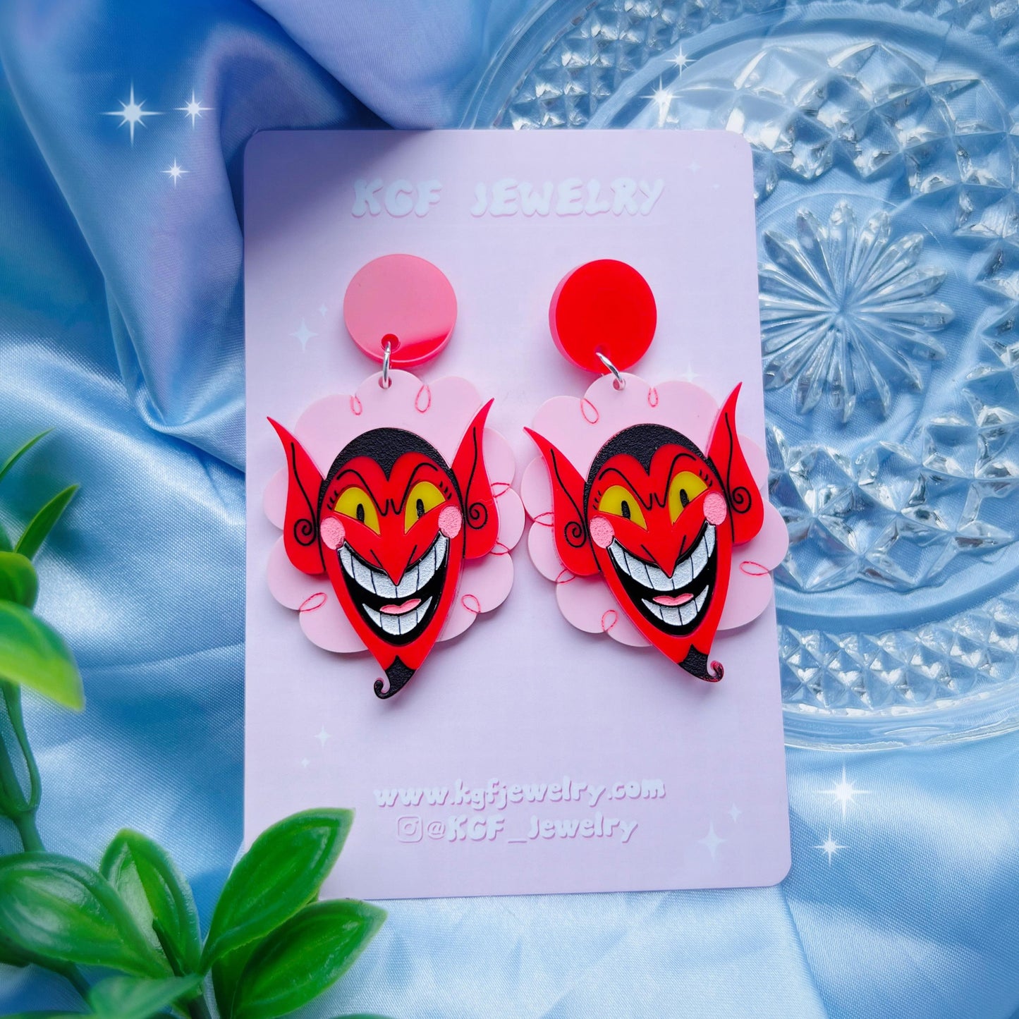 Him Acrylic Earrings, Keychain, Pin