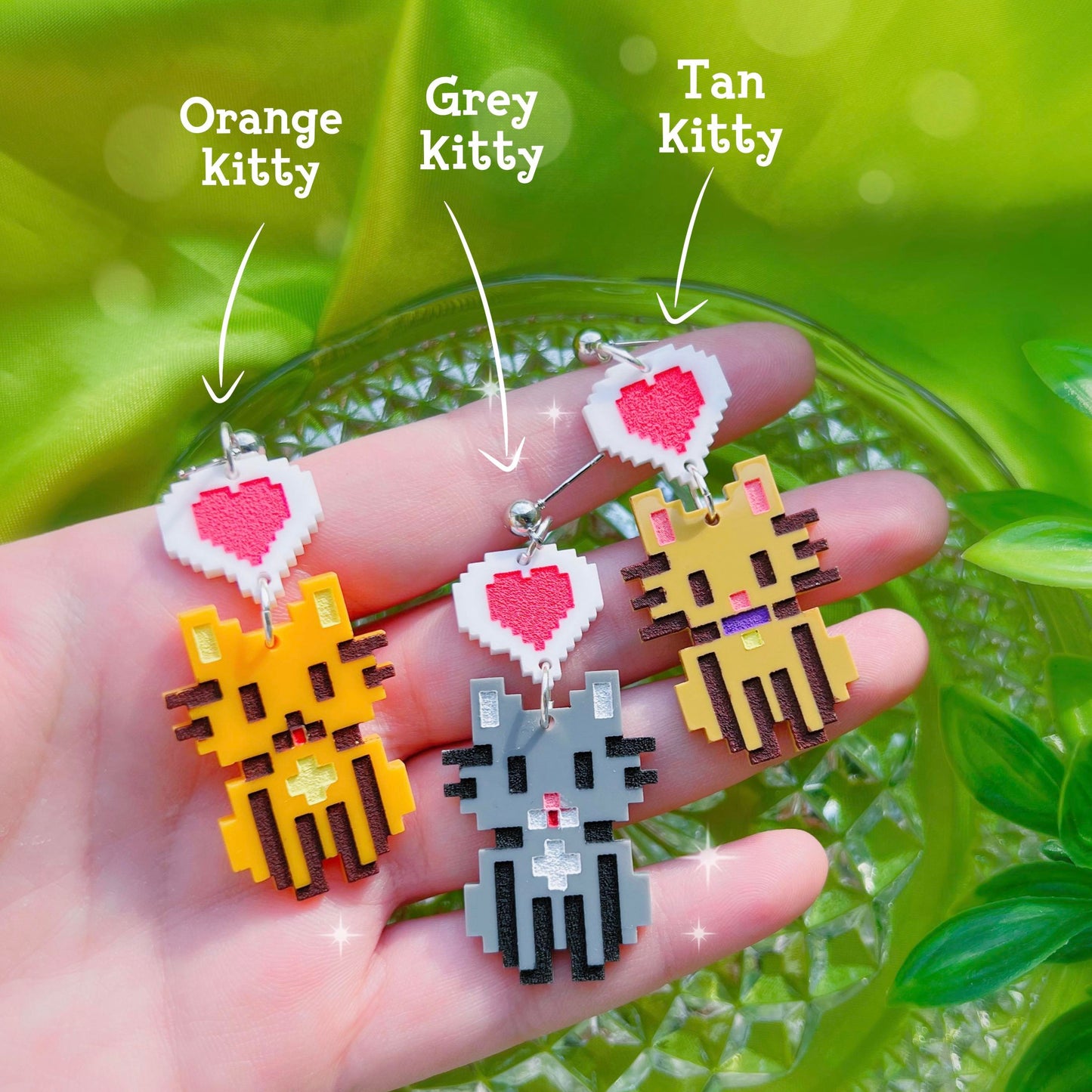 Stardew Pets SINGLE Acrylic Earrings & Keychains