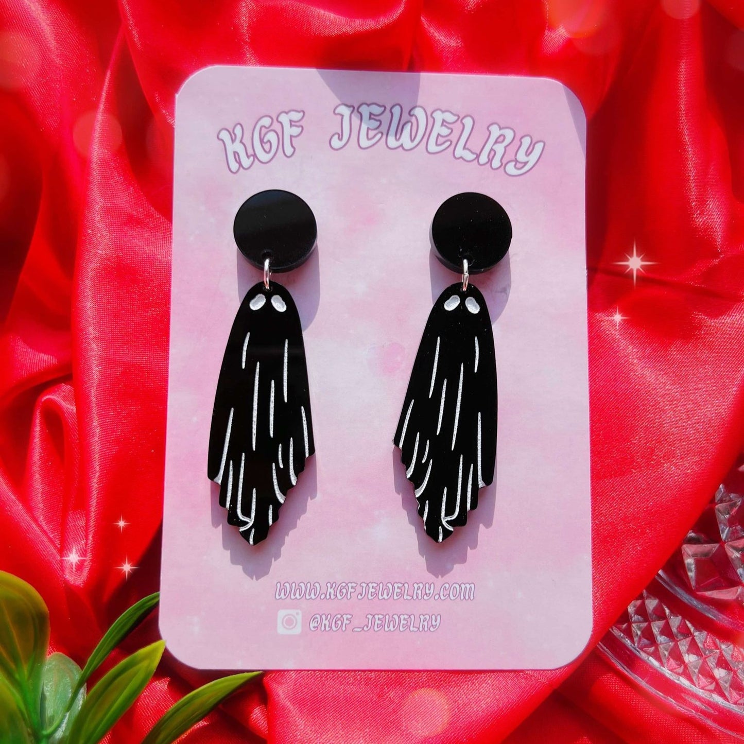 Pastel Ghosts SINGLE Acrylic Earrings, Keychains & Pins