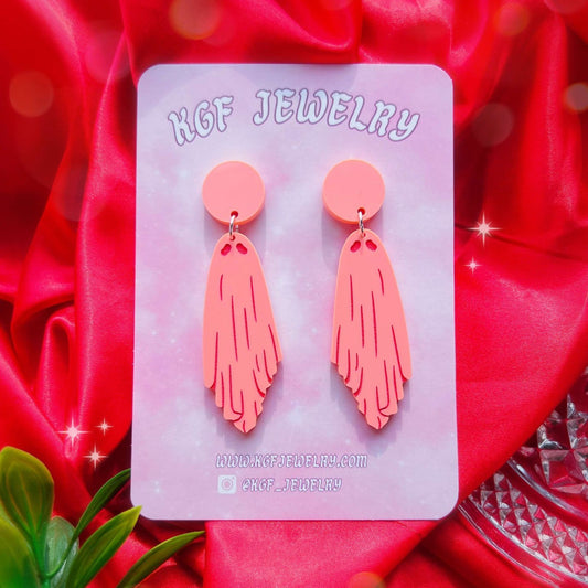 Pastel Ghosts Acrylic Earrings & Keychains