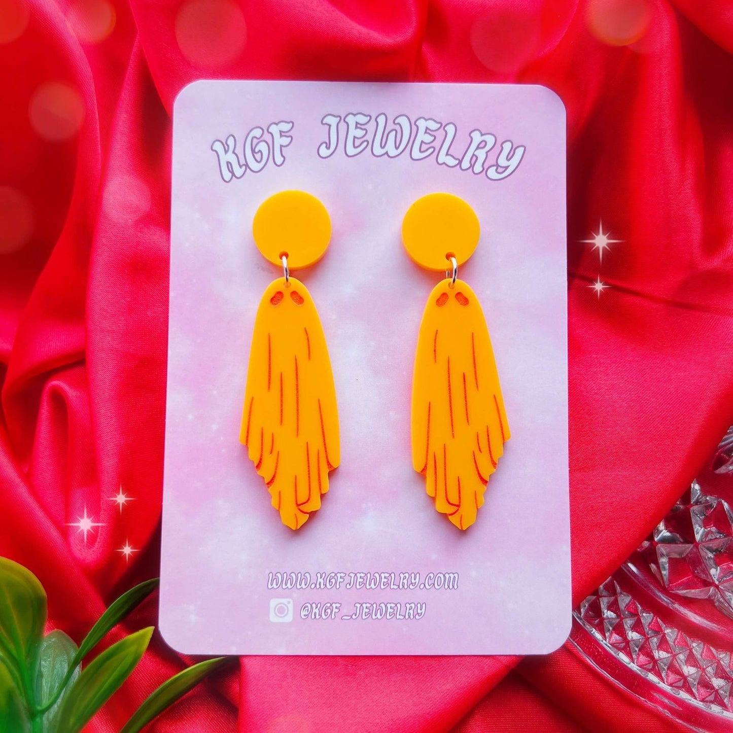 Pastel Ghosts SINGLE Acrylic Earrings, Keychains & Pins