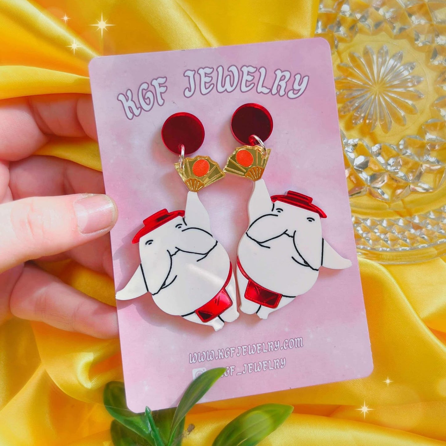 Radish Spirit Acrylic Earrings, Keychains & Pins