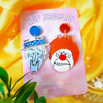 Miser Bros Acrylic Earrings, Keychains & Pins