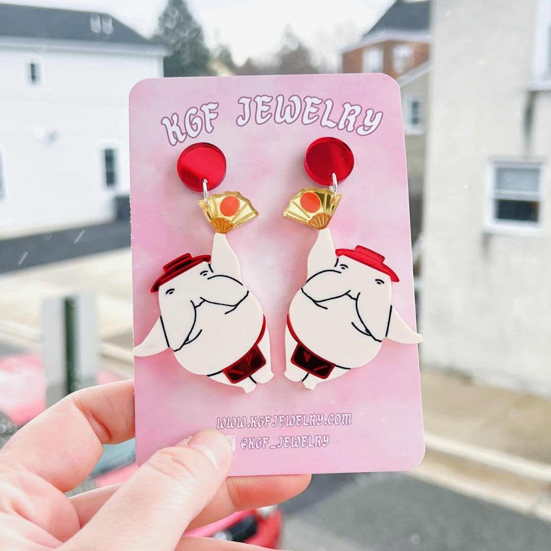 Radish Spirit Acrylic Earrings, Keychains & Pins