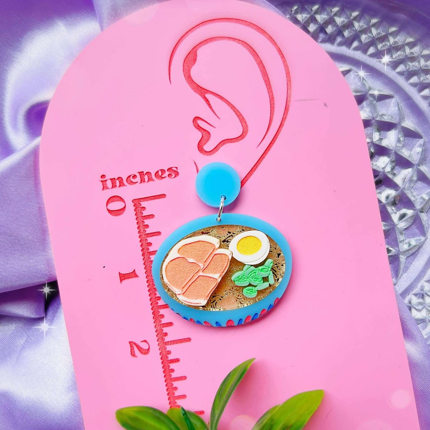 Ponyo Ramen Acrylic Earrings, Keychains & Pins