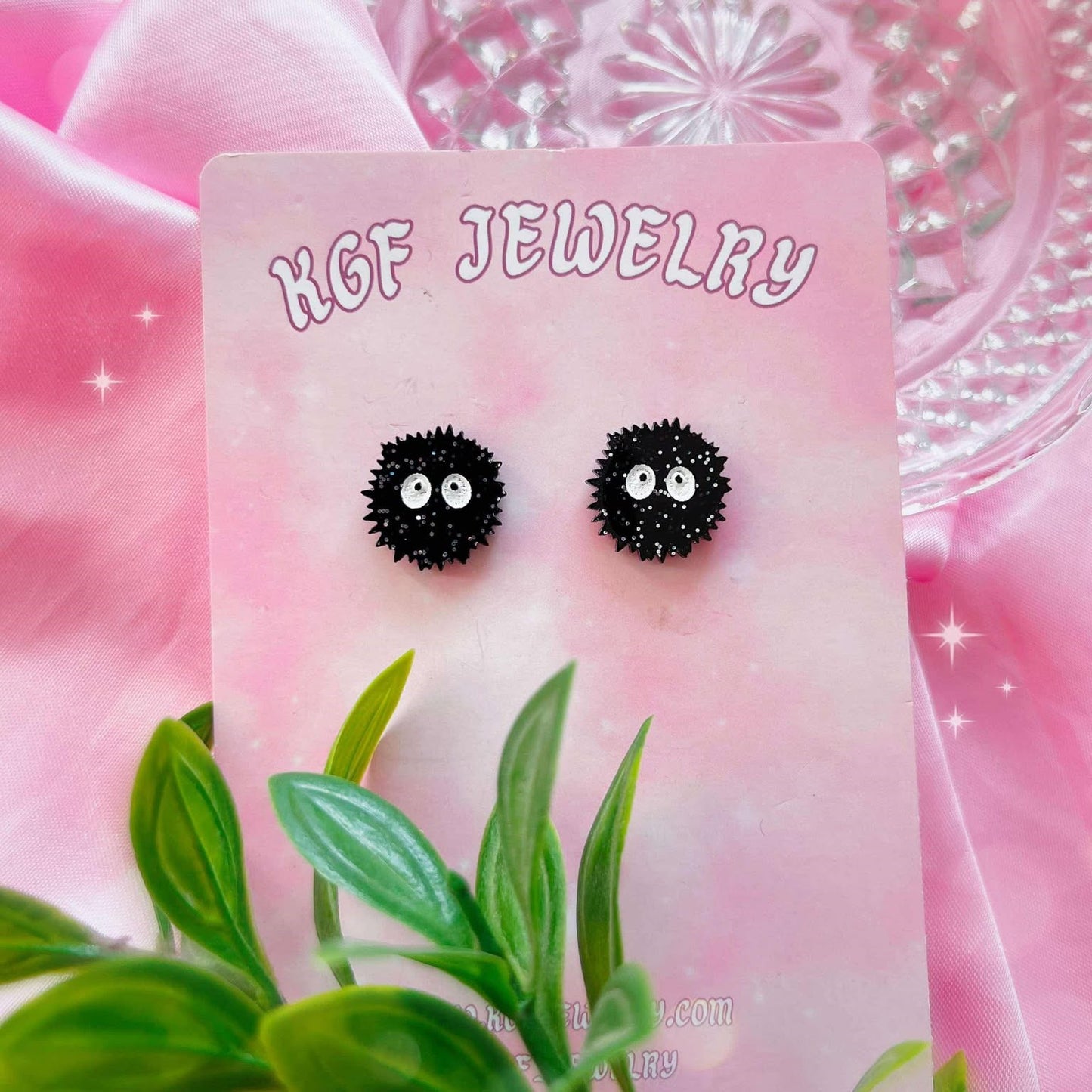 Soot Sprites Acrylic Earrings, Keychains & Pins