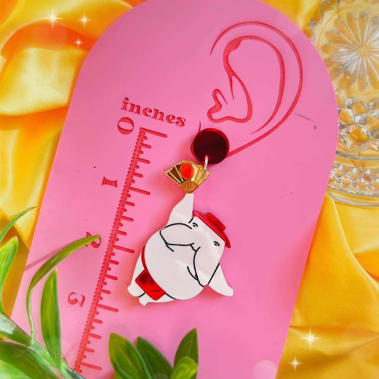 Radish Spirit Acrylic Earrings, Keychains & Pins