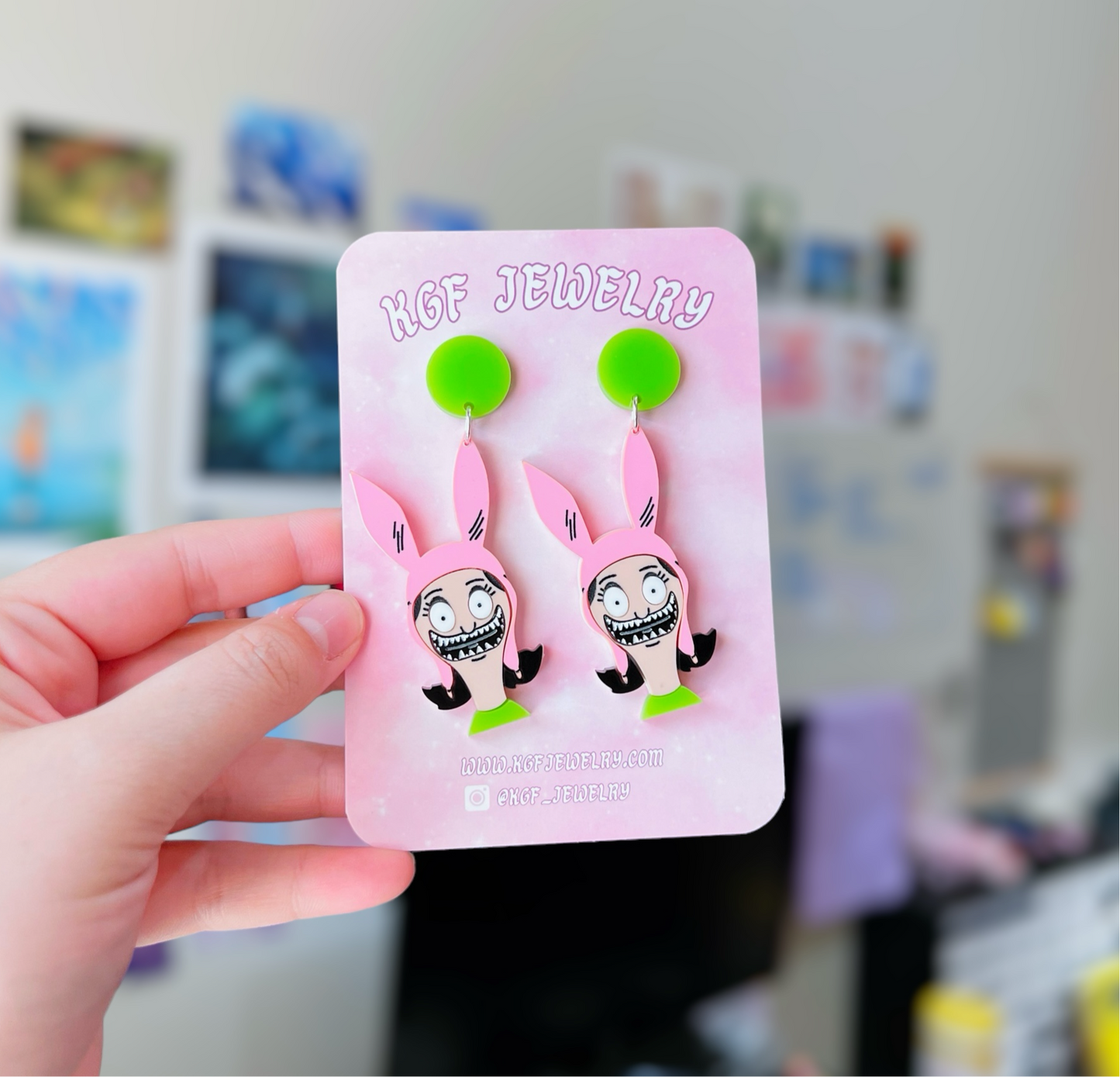 Nightmare Louise Acrylic Earrings, Keychains & Pins