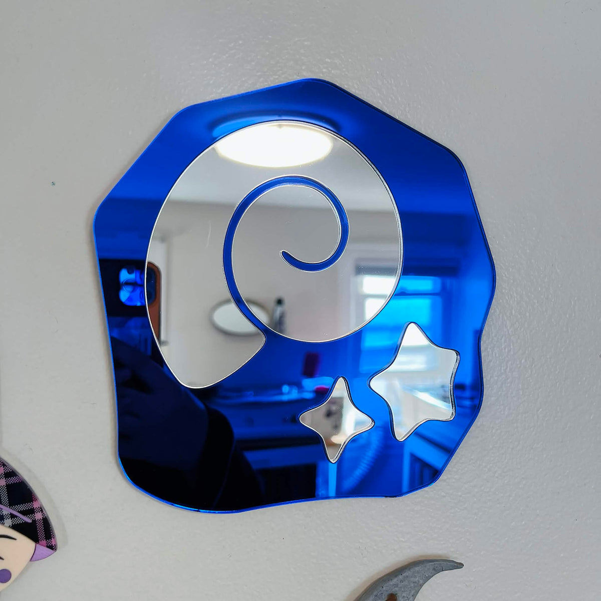 Blue Fossil Handmade Acrylic Wall Mirror PRE ORDER
