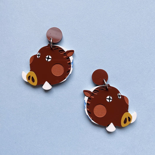 Joan Handmade Dangle Acrylic Earrings & Keychains