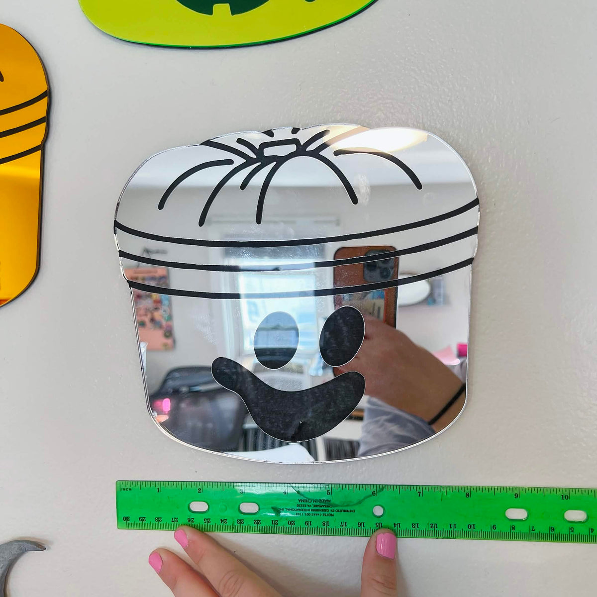 Halloween Buckets Handmade Acrylic Wall Decor Mirrors