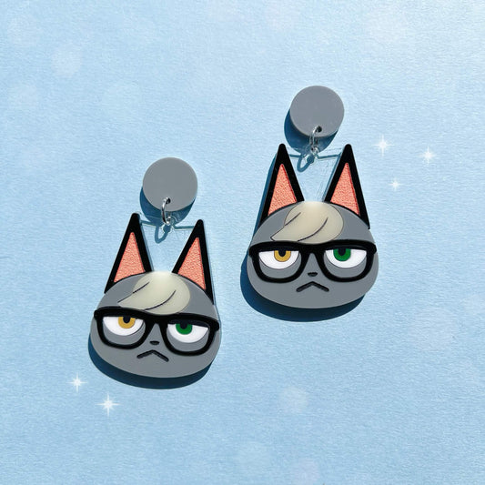 Raymond Handmade Dangle Acrylic Earrings & Keychains