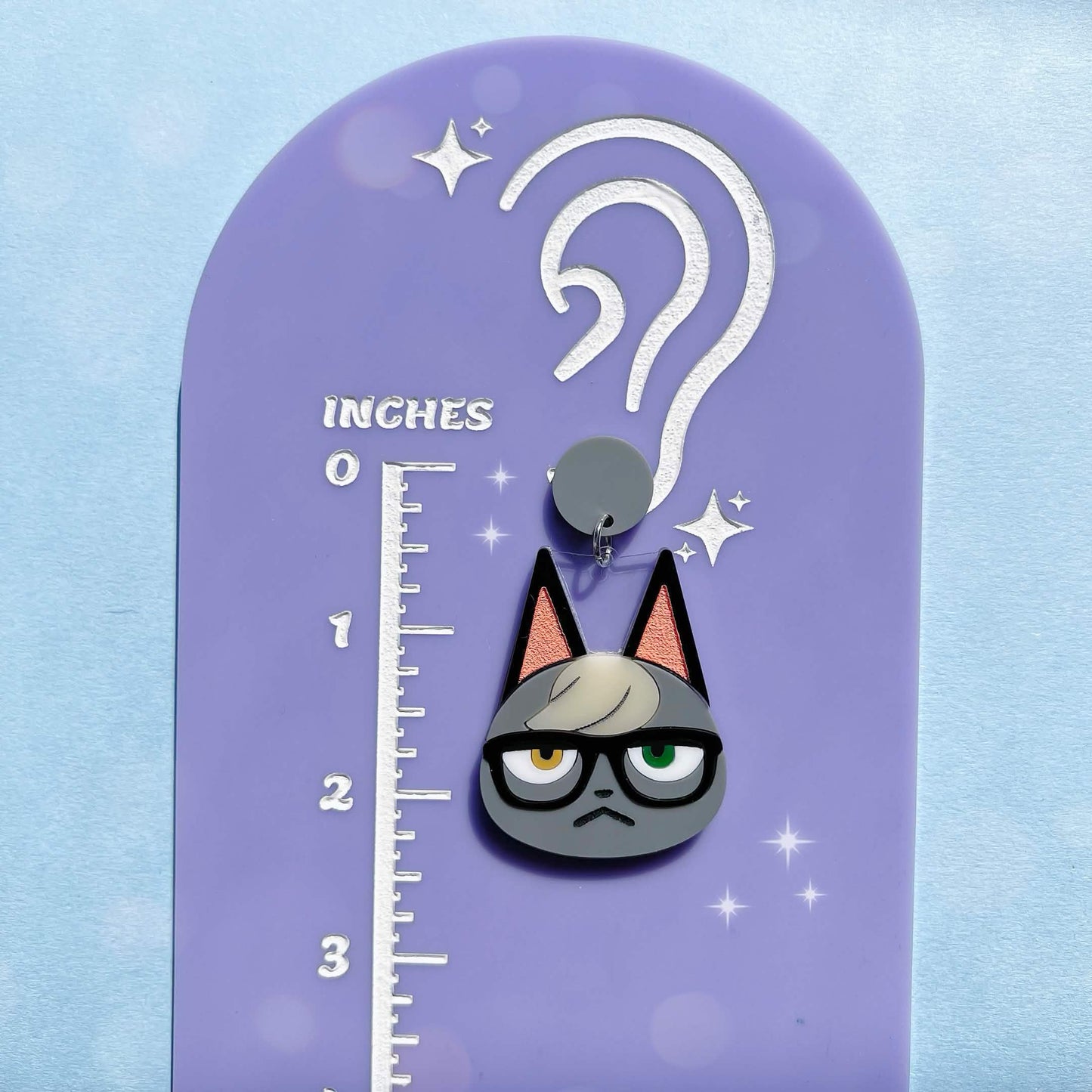 Raymond Handmade Dangle Acrylic Earrings & Keychains