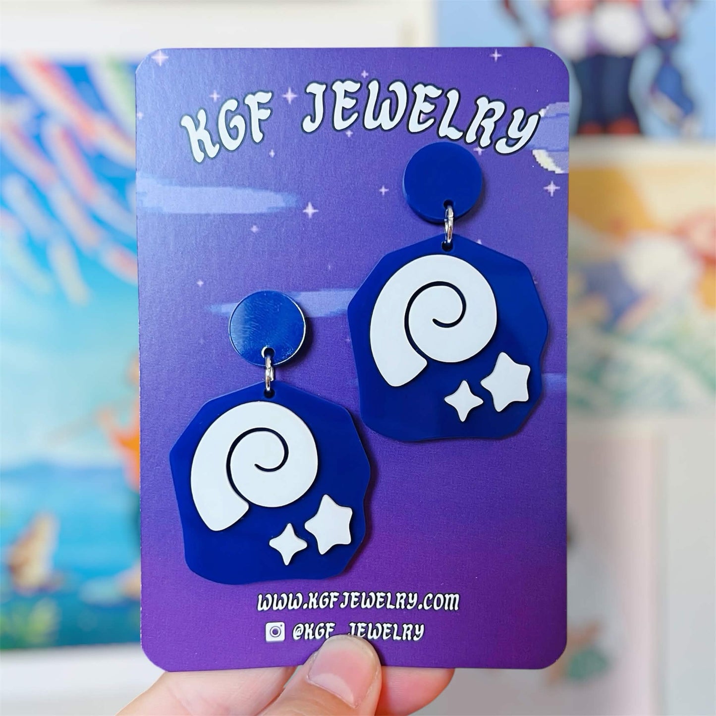 Fossil Video Game Handmade Acrylic Earrings, Keychains, Pins