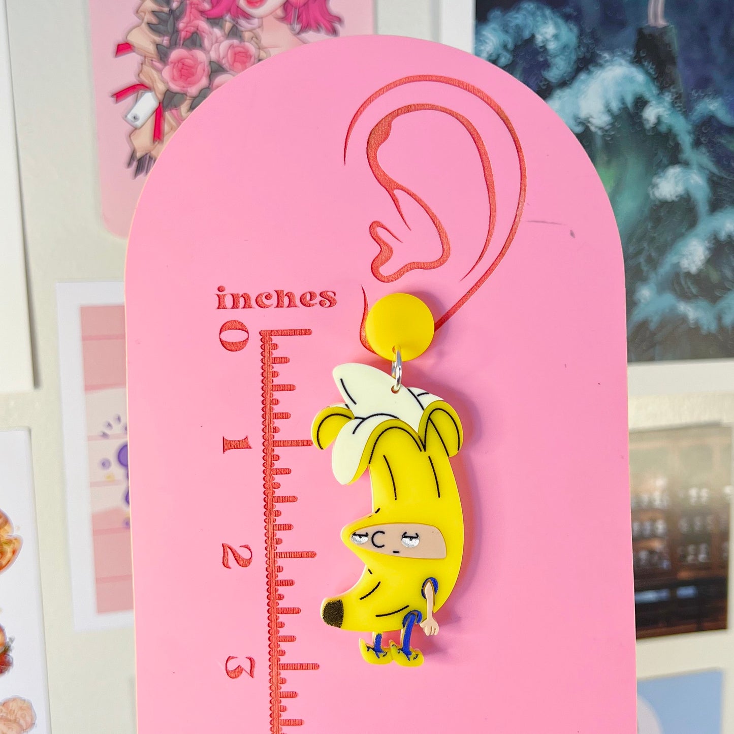 Arnold & Gerald Fruit Acrylic Earrings