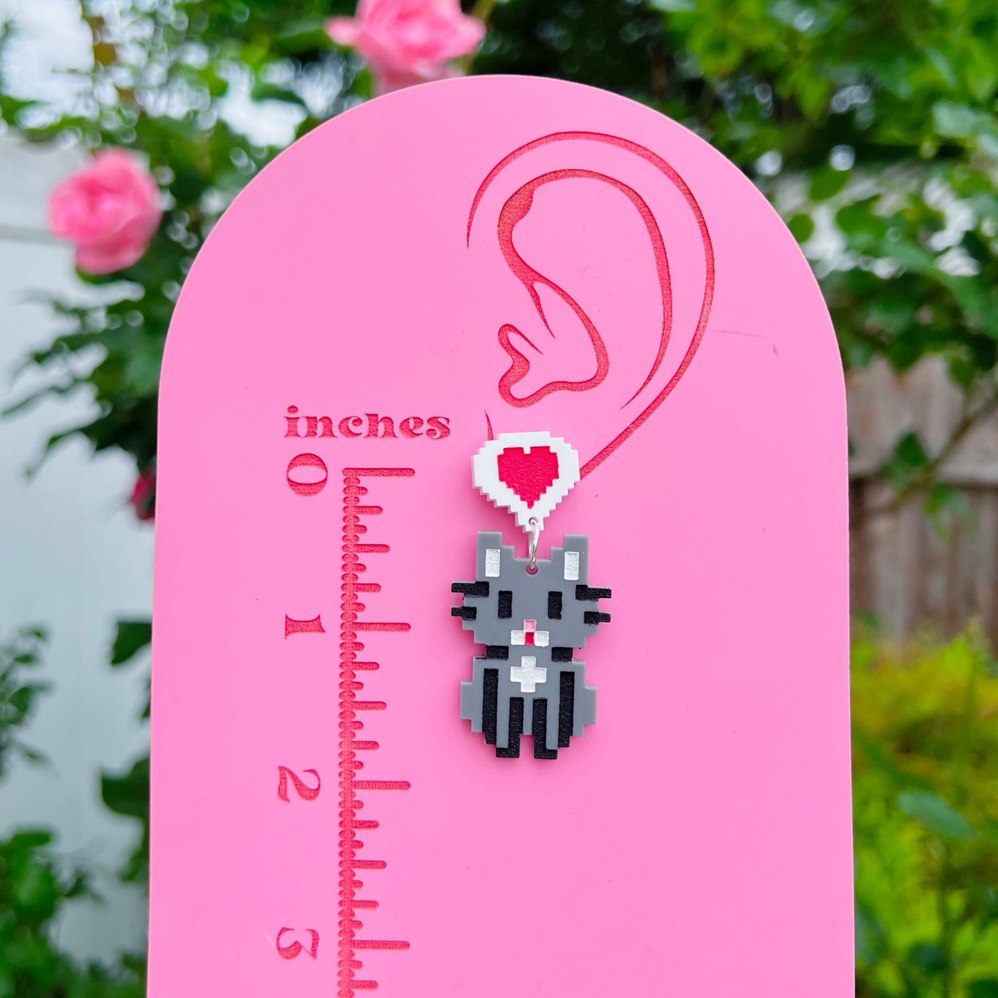 Stardew Cats & Dogs Single Mix & Match Acrylic Earrings, Keychains & Pins